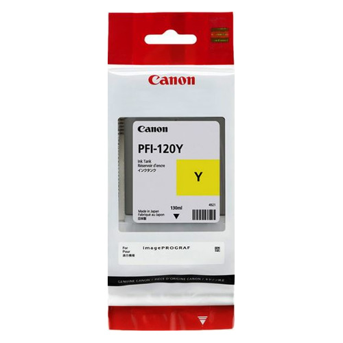 

Картридж Canon PFI-120 Y, желтый / 2888C001, PFI-120 Y