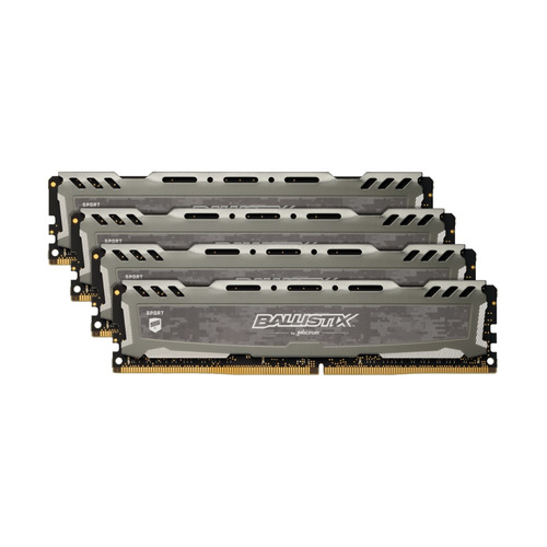 Модуль памяти CRUCIAL Ballistix Sport LT Red BLS4K16G4D32AESE DDR4 - 4x 16Гб 3200, DIMM, Ret CRUCIAL