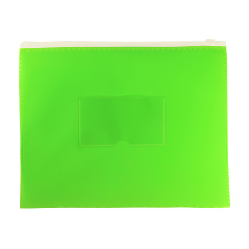 

Упаковка папок на молнии ZIP БЮРОКРАТ Double Neon DNEBPM5ALETT, A5, полипропилен, 0.15мм, карман для визиток, салатовый/ белый 12 шт./кор.