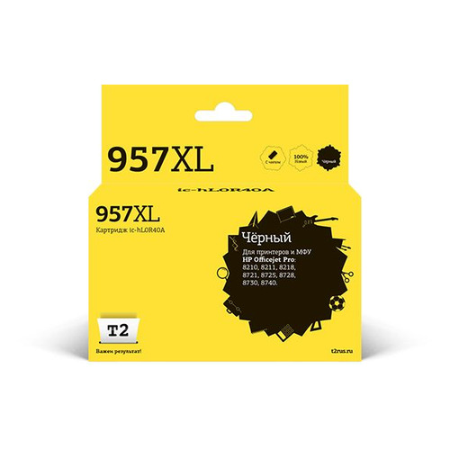 

Картридж T2 IC-HL0R40A, черный, IC-HL0R40A
