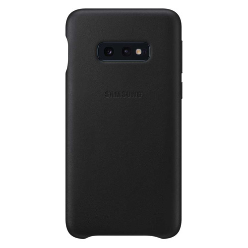 

Чехол (клип-кейс) SAMSUNG Leather Cover, для Samsung Galaxy S10e, черный [ef-vg970lbegru]