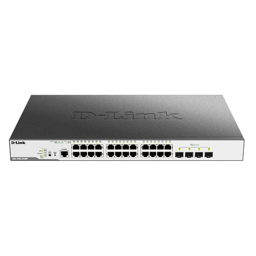 

Коммутатор D-Link DGS-3000-28XMP DGS-3000-28XMP/B1A 24G 4SFP+ 24PoE+ 370W управляемый, DGS-3000-28XMP