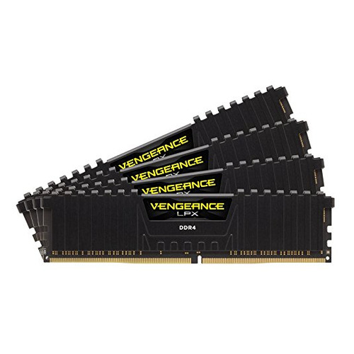 фото Модуль памяти corsair vengeance lpx cmk64gx4m4c3200c16 ddr4 - 4x 16гб 3200, dimm, ret