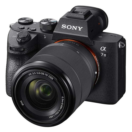 фото Фотоаппарат sony alpha a7 iii kit ( fe 28-70мм f3.5-5.6 oss), черный кабель usb, кабель hdmi, зарядное устройство, ремень на плечо [ilce7m3kb.cec]