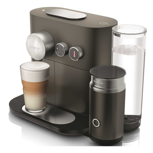 

Капсульная кофеварка DELONGHI Nespresso Expert EN355.GAE Milk, 1400Вт, цвет: темно-серый [0132191731], EN355.GAE Milk