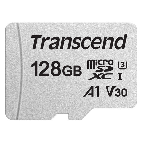 фото Карта памяти microsdxc uhs-i u3 transcend 128 гб, 95 мб/с, ts128gusd300s, 1 шт.