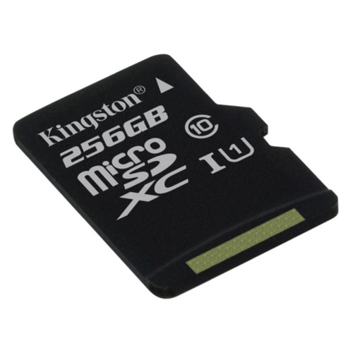 фото Карта памяти microsdxc uhs-i u1 kingston canvas select 256 гб, 80 мб/с, class 10, sdcs/256gbsp, 1 шт.