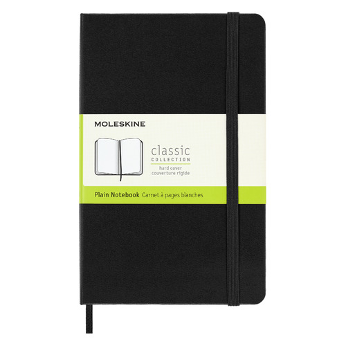 

Блокнот Moleskine CLASSIC Medium 115x180мм 240стр. нелинованный твердая обложка черный 6 шт./кор.