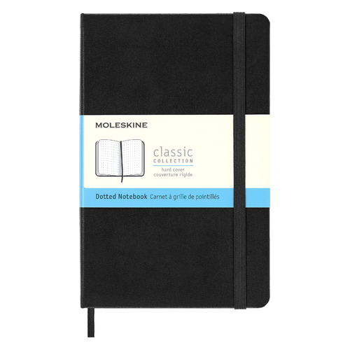 

Упаковка блокнотов MOLESKINE Classic, 240стр, пунктир, твердая обложка, черный [qp053]