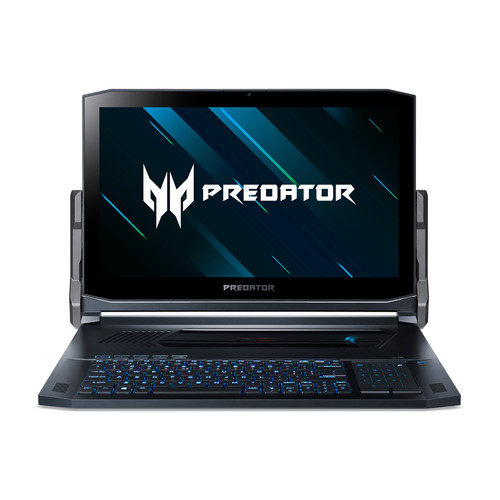 

Ноутбук-трансформер ACER Triton 900 PT917-71-731U, 17.3", IPS, Intel Core i7 8750H 2.2ГГц, 32Гб, 512Гб + 512Гб SSD, nVidia GeForce RTX 2080 - 8192 Мб, Windows 10 Home, NH.Q4VER.002, черный