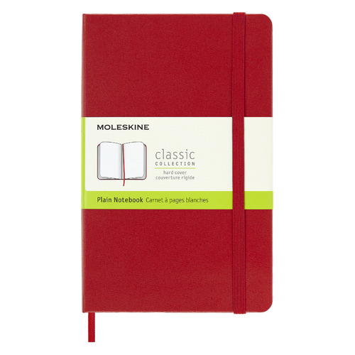 

Упаковка блокнотов MOLESKINE Classic, 240стр, без разлиновки, твердая обложка, красный [qp052f2]