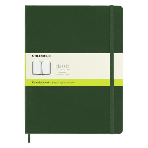 

Блокнот MOLESKINE Classic, 192стр, без разлиновки, твердая обложка, зеленый [qp092k15]