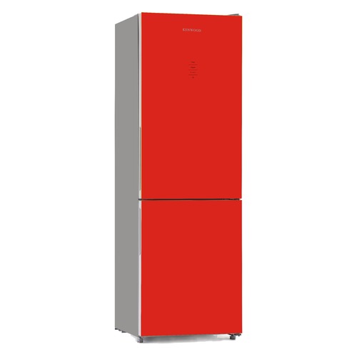 

Холодильник KENWOOD KBM-1855NFDGR, двухкамерный, красное стекло