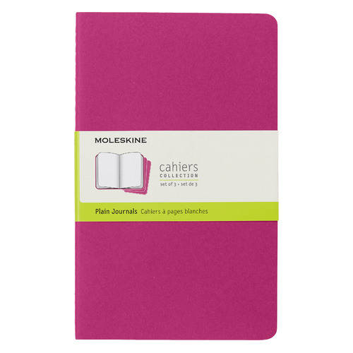 

Упаковка блокнотов MOLESKINE Cahier Journal, 80стр, без разлиновки, розовый неон [ch018d17]