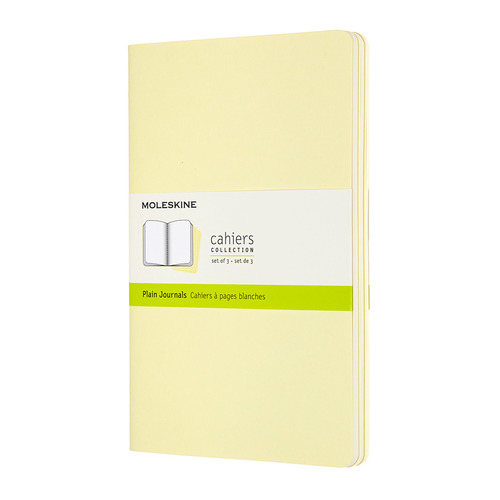

Упаковка блокнотов MOLESKINE Cahier Journal, 80стр, без разлиновки, нежно-желтый [ch018m23]