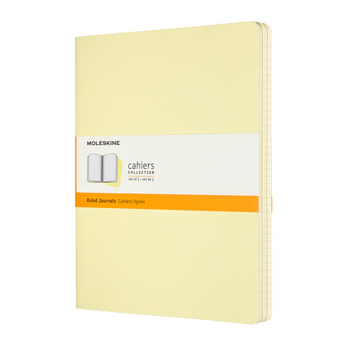 

Упаковка блокнотов MOLESKINE Cahier Journal, 120стр, в линейку, нежно-желтый [ch021m23]