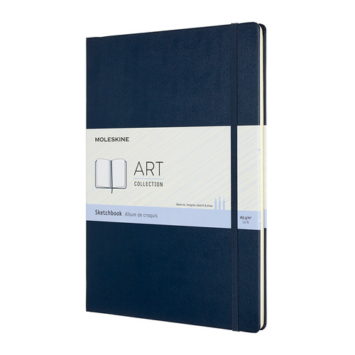 

Блокнот Moleskine Art, A4, 96стр, твердая обложка, синий сапфир [artbf832b20], Sketchbook