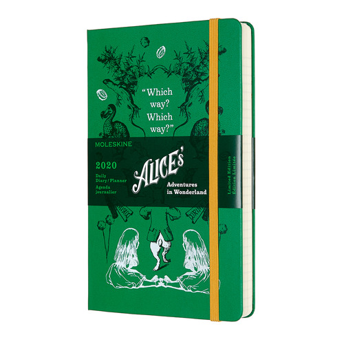 

Ежедневник MOLESKINE Alice in Wonderland, 400стр., зеленый [dal12dc3y20]
