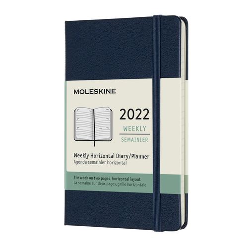 

Еженедельник Moleskine Classic WKLY, 144стр, Синий сапфир, WKLY