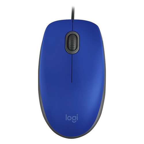 фото Мышь logitech m110, оптическая, проводная, usb, синий [910-005488]