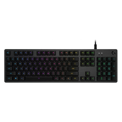 

Клавиатура LOGITECH G512 Carbon (Tactile Switch), USB, черный [920-008747]
