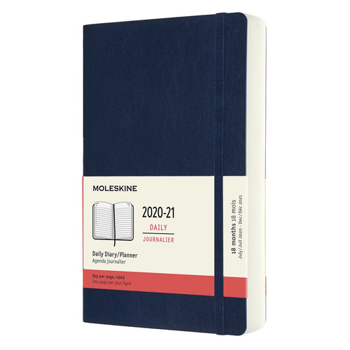 

Ежедневник MOLESKINE Academic Large, датированный на 18 месяцев, 592стр, Синий