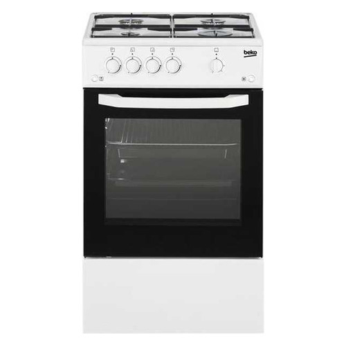 

Газовая плита BEKO FFSS42012W, электрическая духовка, белый