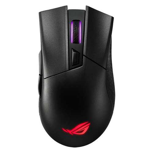 

Мышь ASUS ROG Gladius II Wireless, игровая, оптическая, беспроводная, USB, черный и красный [90mp00z0-b0ua00], ROG Gladius II Wireless