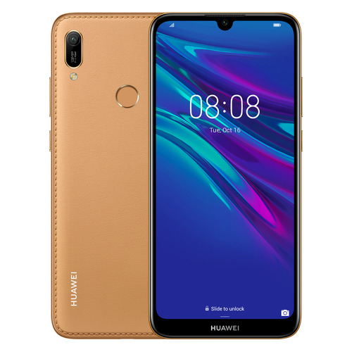 фото Смартфон huawei y6 (2019) 32gb, коричневый