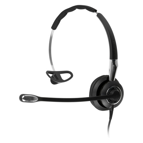 фото Гарнитура jabra biz 2400 ii mono, для контактных центров, накладные, черный [2496-823-309]