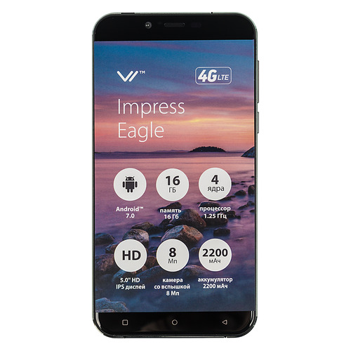 

Смартфон VERTEX Impress Eagle 4G 16Gb, графит