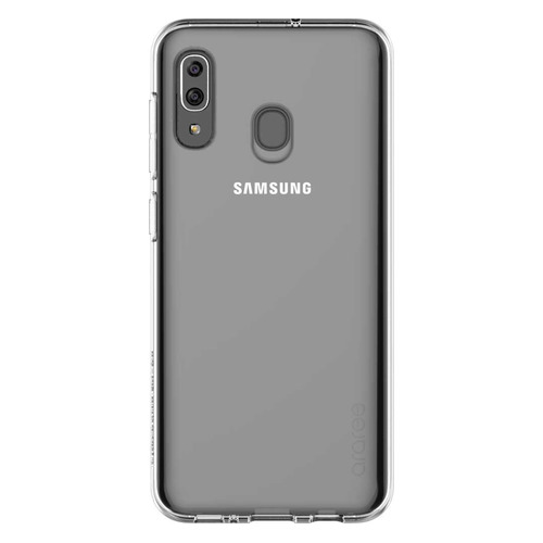 фото Чехол (клип-кейс) samsung araree a cover, для samsung galaxy a30, прозрачный [gp-fpa305kdatr]