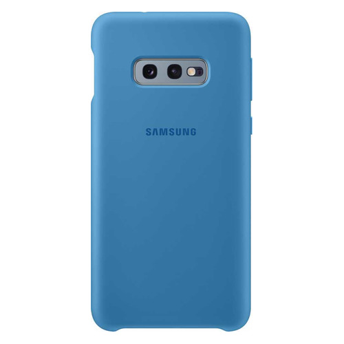 

Чехол (клип-кейс) SAMSUNG Silicone Cover, для Samsung Galaxy S10e, синий [ef-pg970tlegru]