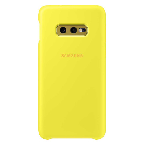 

Чехол (клип-кейс) SAMSUNG Silicone Cover, для Samsung Galaxy S10e, желтый [ef-pg970tyegru]