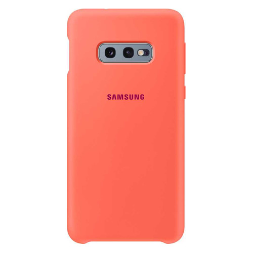 

Чехол (клип-кейс) SAMSUNG Silicone Cover, для Samsung Galaxy S10e, розовый [ef-pg970thegru]