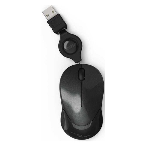 

Мышь HAMA Pesaro, оптическая, проводная, USB, черный [00182648], Pesaro