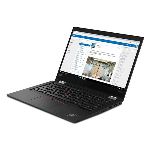 

Ноутбук-трансформер LENOVO ThinkPad X390 Yoga, 13.3", IPS, Intel Core i7 8565U 1.8ГГц, 8ГБ, 512ГБ SSD, Intel UHD Graphics 620, Windows 10 Professional, 20NN002LRT, черный