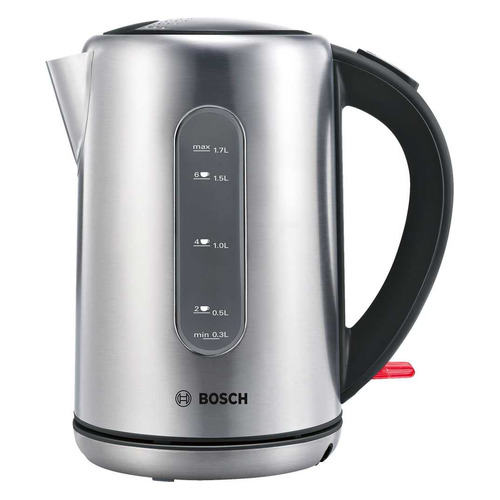 фото Чайник электрический bosch twk79b05, 2200вт, серебристый