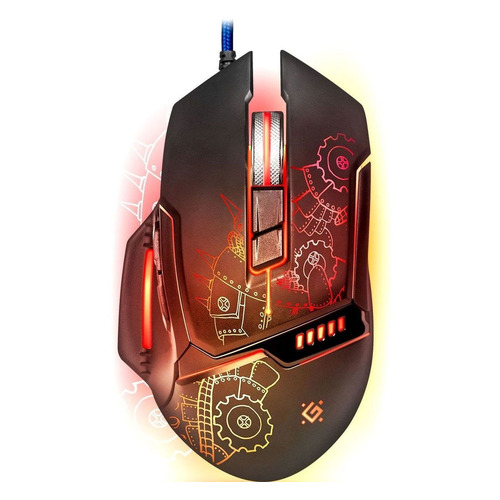 

Мышь Defender Kill'em All GM-480L, игровая, оптическая, проводная, USB, черный [52480], GM-480L