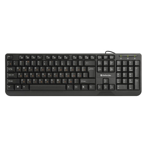 

Клавиатура Defender OfficeMate HM-710, USB, черный, OfficeMate HM-710