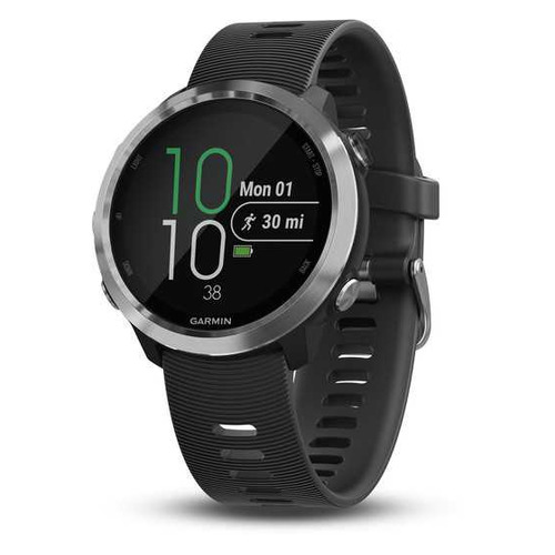 

Смарт-часы GARMIN Forerunner 645, 42.5мм, 1.2", черный/серебристый / черный [010-01863-10]