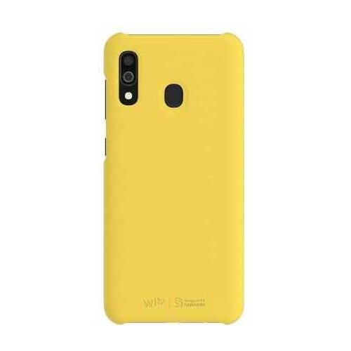 

Чехол (клип-кейс) SAMSUNG WITS Premium Hard Case, для Samsung Galaxy A30, желтый [gp-fpa305wsbyw]