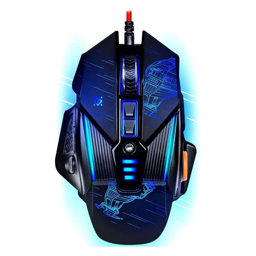 

Мышь Defender sTarx GM-390L, игровая, оптическая, проводная, USB, черный, sTarx GM-390L
