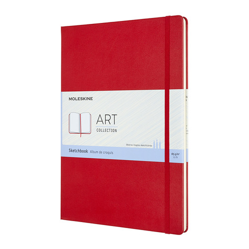 

Блокнот Moleskine Art, A4, 96стр, твердая обложка, красный [artbf832f2], SKETCHBOOK