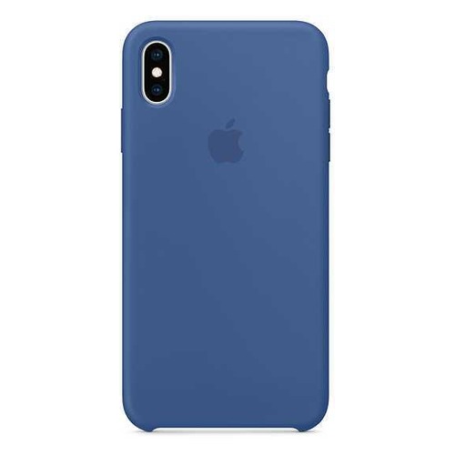 

Чехол (клип-кейс) APPLE Silicone Case, для Apple iPhone XS Max, синий [mvf62zm/a]