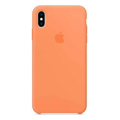 

Чехол (клип-кейс) APPLE Silicone Case, для Apple iPhone XS Max, оранжевый [mvf72zm/a]