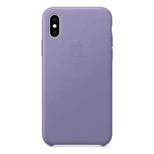 

Чехол (клип-кейс) APPLE Leather Case, для Apple iPhone XS, сиреневый [mvfr2zm/a]
