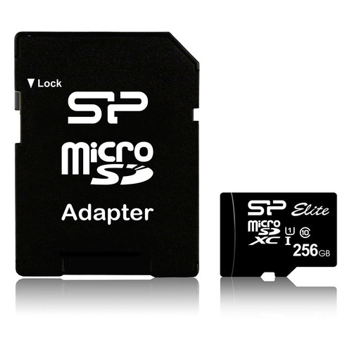 

Карта памяти microSDXC UHS-I U1 SILICON POWER 256 ГБ, 85 МБ/с, Class 10, SP256GBSTXBU1V10SP, 1 шт., переходник SD