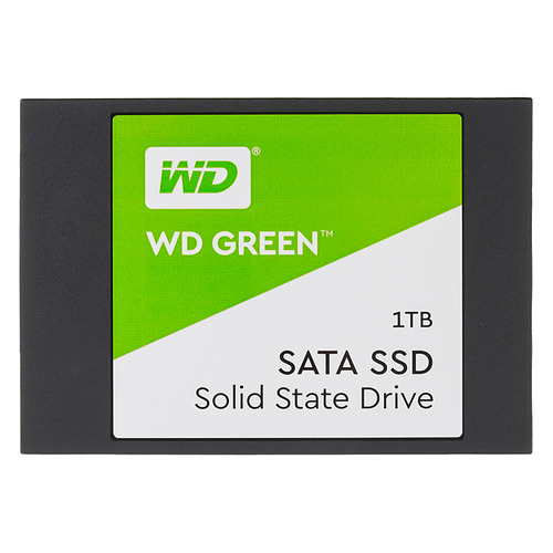 

SSD накопитель WD Green WDS100T2G0A 1ТБ, 2.5", SATA III, WDS100T2G0A