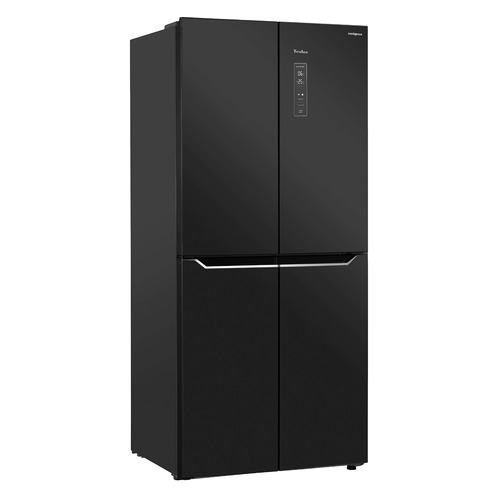 фото Холодильник tesler rcd-480i, двухкамерный, черное стекло